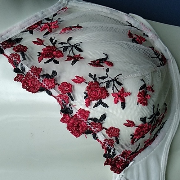 Sexy See Through White Lace Bra compare to Victoria Secret - Picture 2 of 10